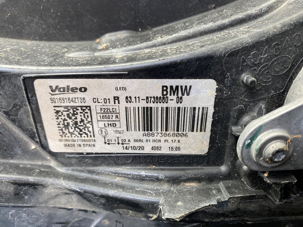 BMW 2-Serie Koplamp Rechts LED Rechts LCI Facelift 8738680