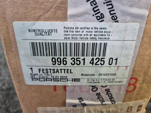 Porsche 911 (996) Carrera Remklauw Links-Voor OEM NIEUW! 99635142501