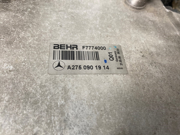 Mercedes Benz S-Klasse (W221) M275 Rechtse Intercooler A2750901914