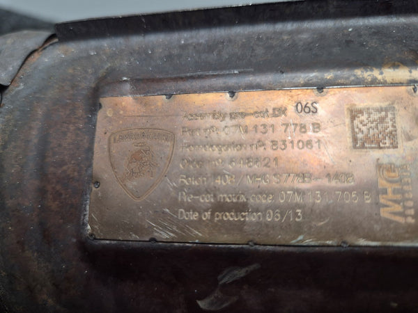 Lamborghini Aventador 6.5 V12 L539 Katalysator 07M131778B