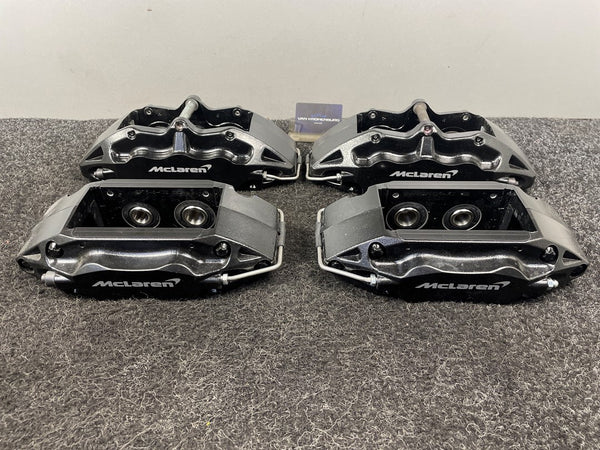 McLaren 650s Black Brake Caliper Set New Original