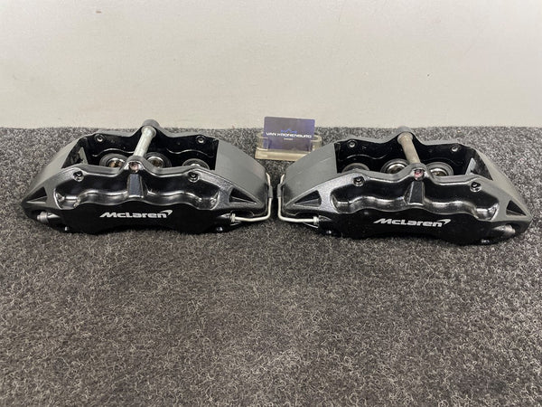 McLaren 650s Black Brake Caliper Set New Original