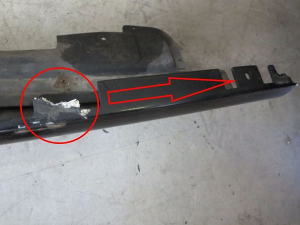 Aston Martin DB9 Sideskirt Kokerkap Rechts