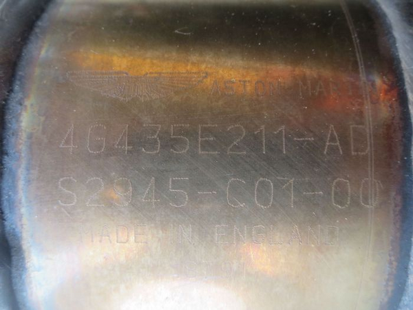 Aston Martin DB9 V12 Katalysator