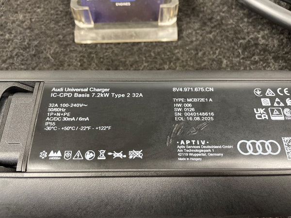 Audi E-Tron Charge Cable New Original 8V4971675CN