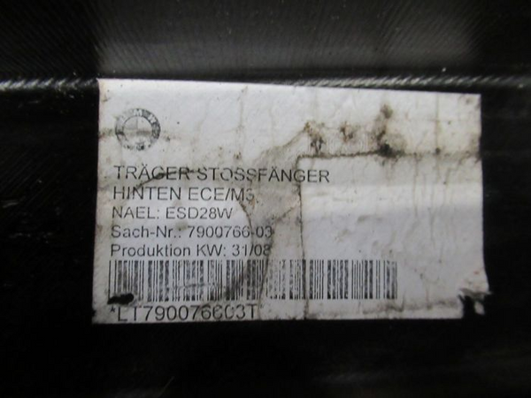BMW M3 E92 E93 Stoßstangenträger Carbon Hinten